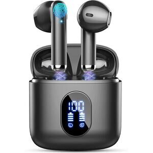 Wireless Earbuds Bluetooth 5.3 Earbuds Hi-Fi Stereo, 2024 Ear Buds with 4 ENC...